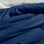 Πάπλωμα Cannon Stonewashed 280gsm 160X240 Navy Peony